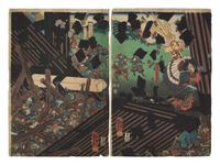 Utagawa Kuniyoshi (Japanese, 1798-1861), Eight Works