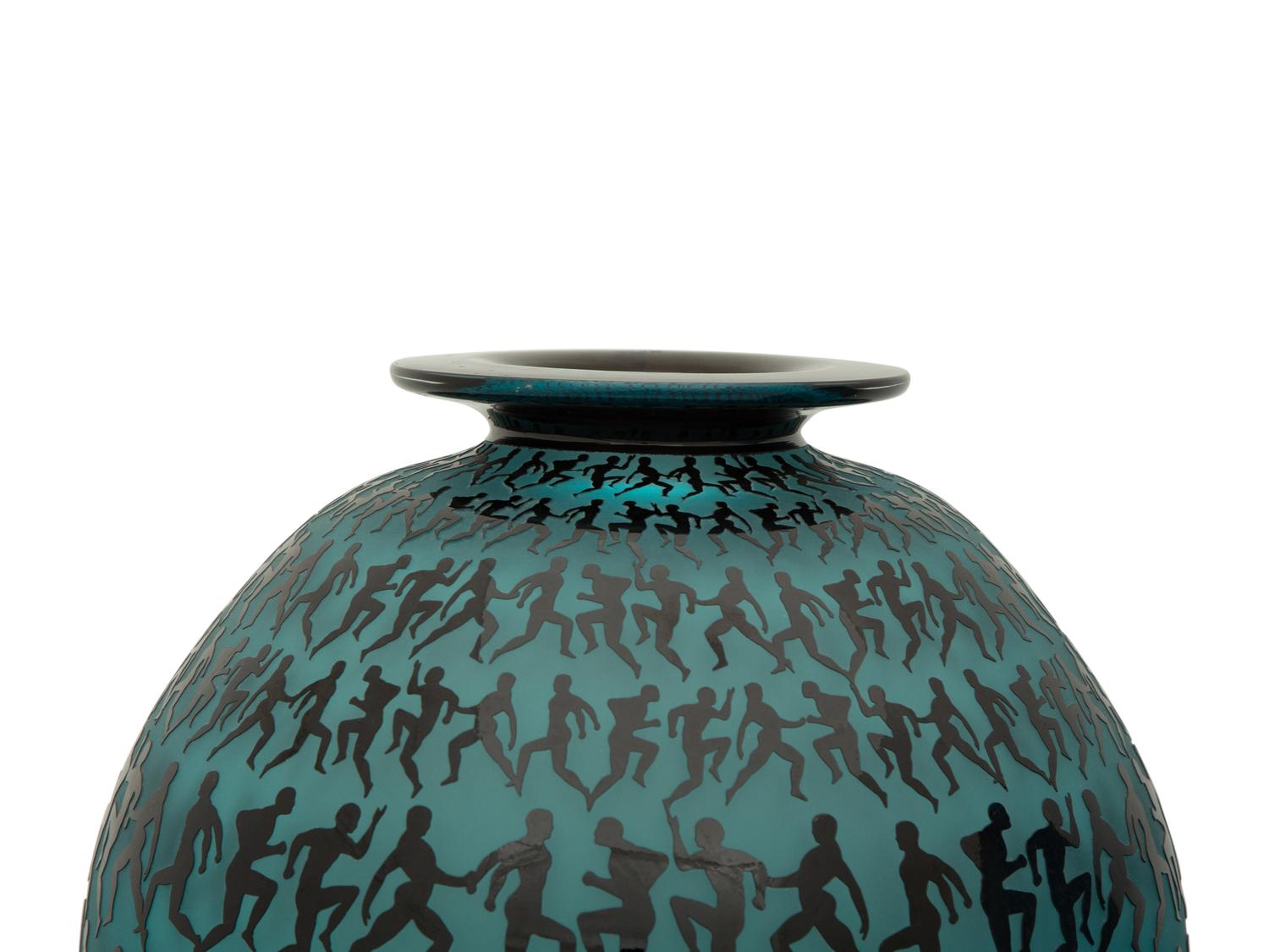 Two Men a Morphis Vases