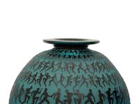 Two Men a Morphis Vases