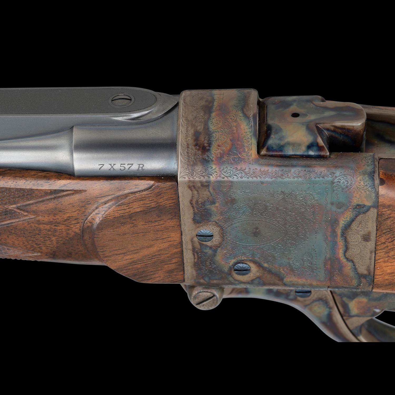 *George Gibbs Number 1 Farquharson Action Rifle in 7x57mmR Rebuilt by Stephen Heilmann and Darwin Hensley