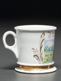 A Clergyman's Porcelain Occupational Shaving Mug