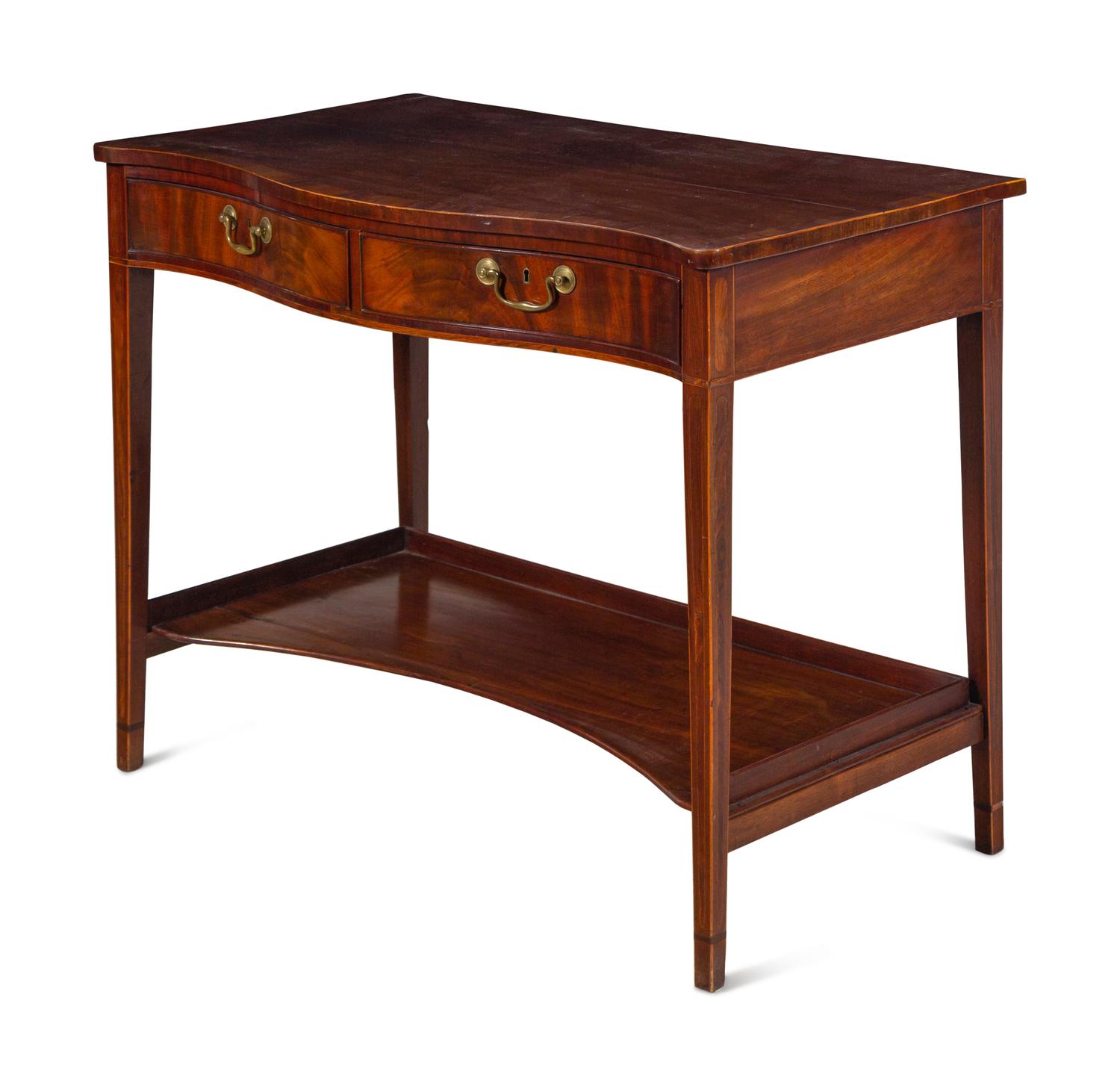 A George III Style Mahogany Serving Table