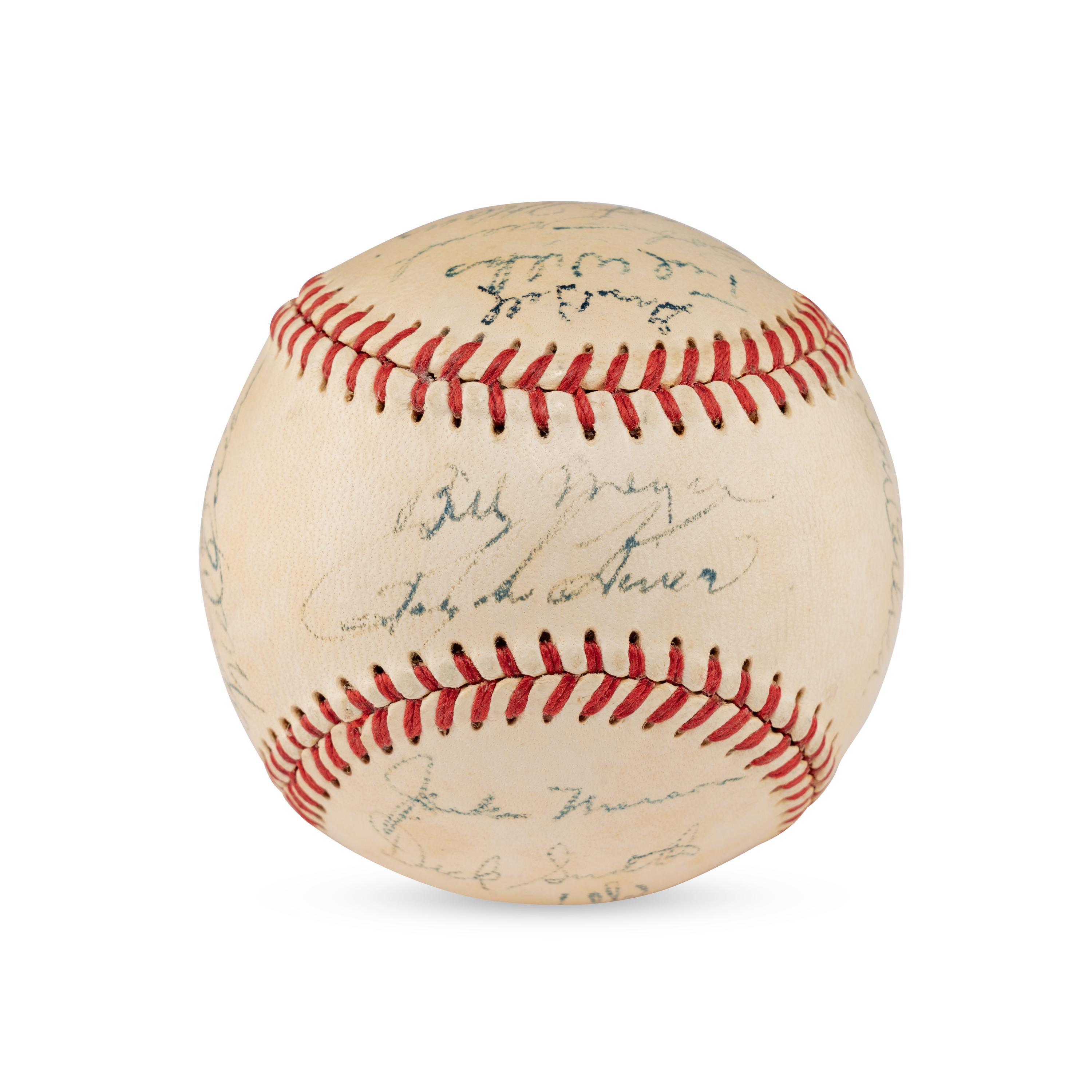 A 1952 Pittsburgh Pirates Team Signed Autograph Baseball