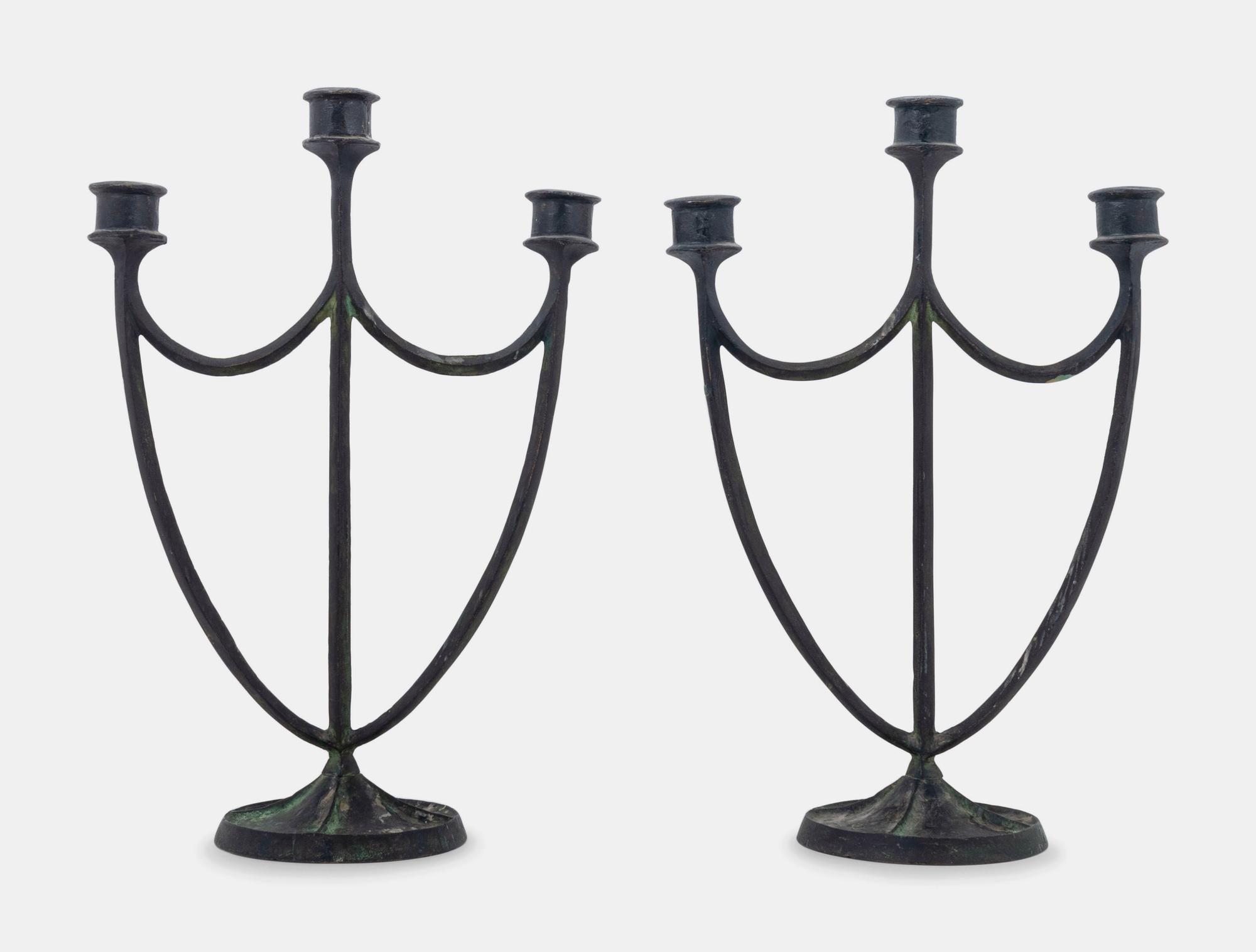 Pair of Candlesticks, 1918