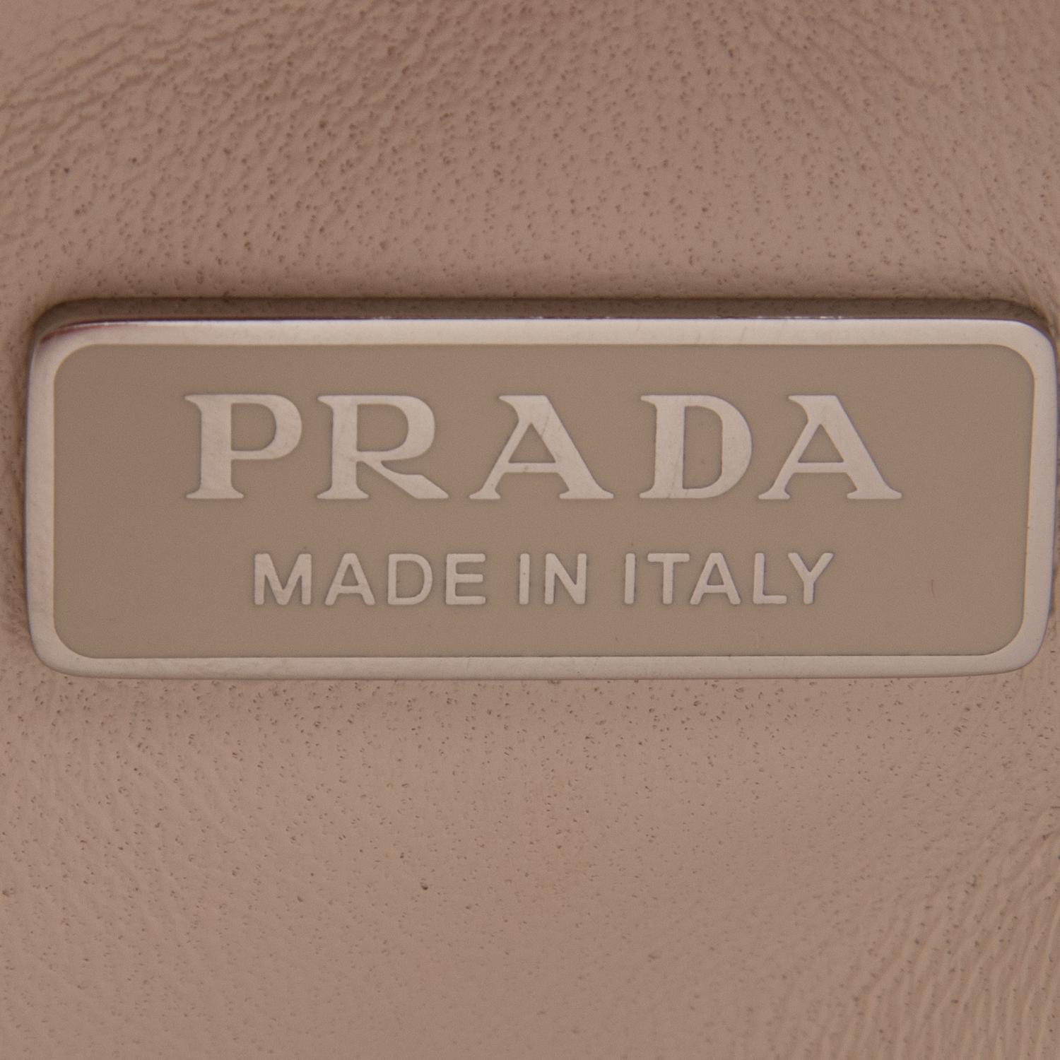 PRADA, SMALL PADDED LEATHER TOTE