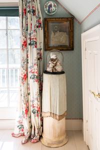 A Pair of Continental Painted and Parcel Gilt Tromp l'Oeil Pedestals