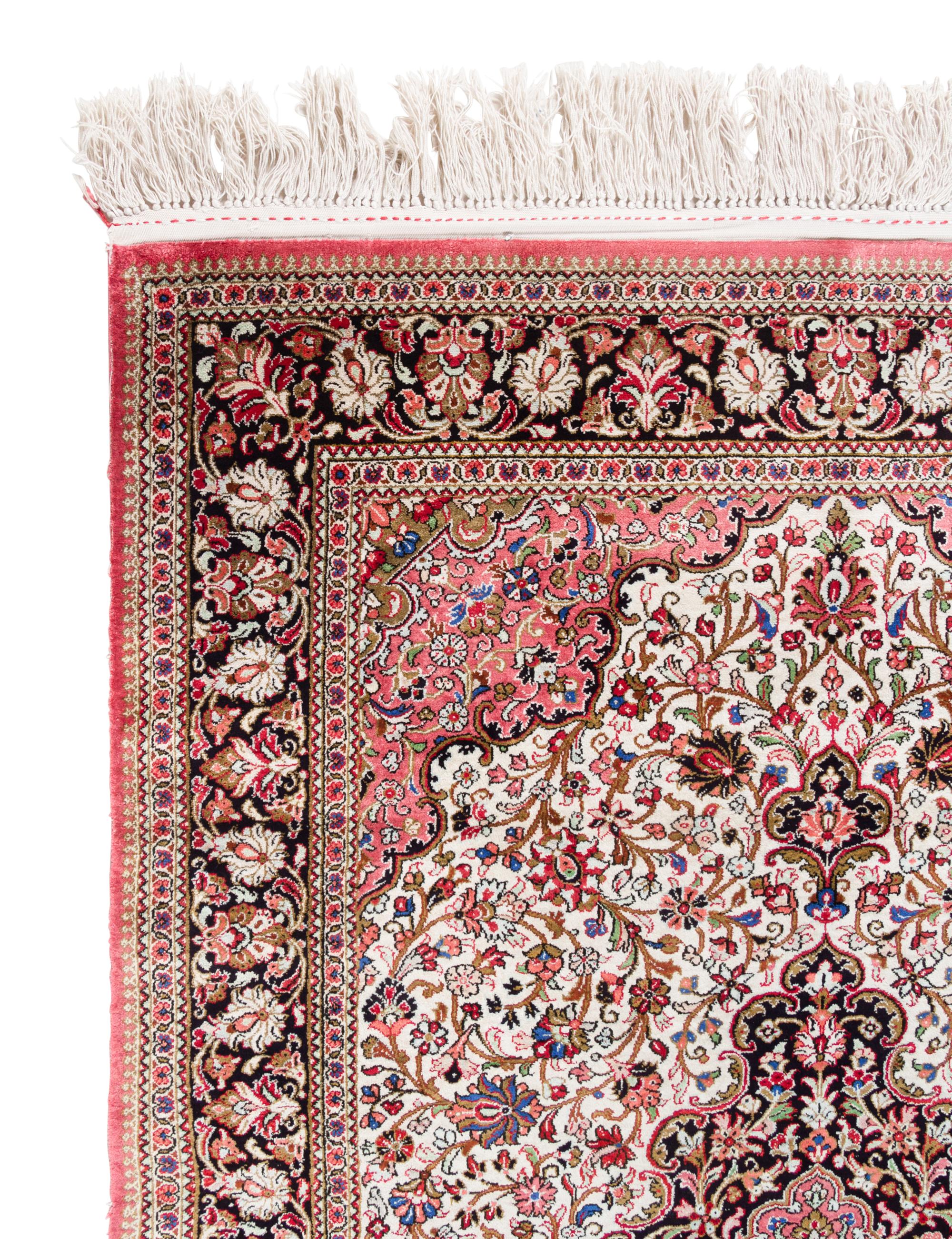 A Qum Silk Rug