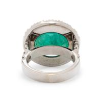 EMERALD AND DIAMOND RING