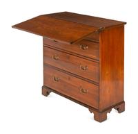 A George III Mahogany Flip-Top Bachelor's Chest