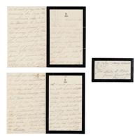 LINCOLN, Mary Todd (1818-1882). Autograph letter signed ("M.L.") to Rhoda White, Chicago, 8 December 1871.