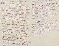MONET, Claude. Autographed letter signed ("Claude Monet"), in purple ink, in French, to art critic Gustave Geffroy, 1902.
