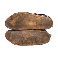 Northern Plains Beaded Hide Moccasins
