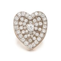 DIAMOND HEART RING