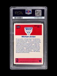 A 1986 Fleer Michael Jordan Rookie Basketball Sticker No. 8 (PSA 5 EX)