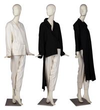 Two Yohji Yamamoto Long Jackets with Thierry Mugler Ensemble, 1980-90s