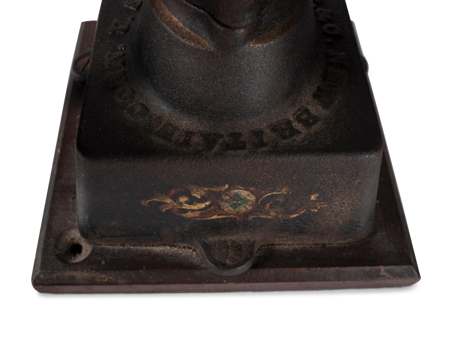 A Landers, Frary & Clark Painted Cast Iron Coffee Mill