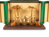 A Mouawad Silver-Gilt and Tiger's Eye Figural Group