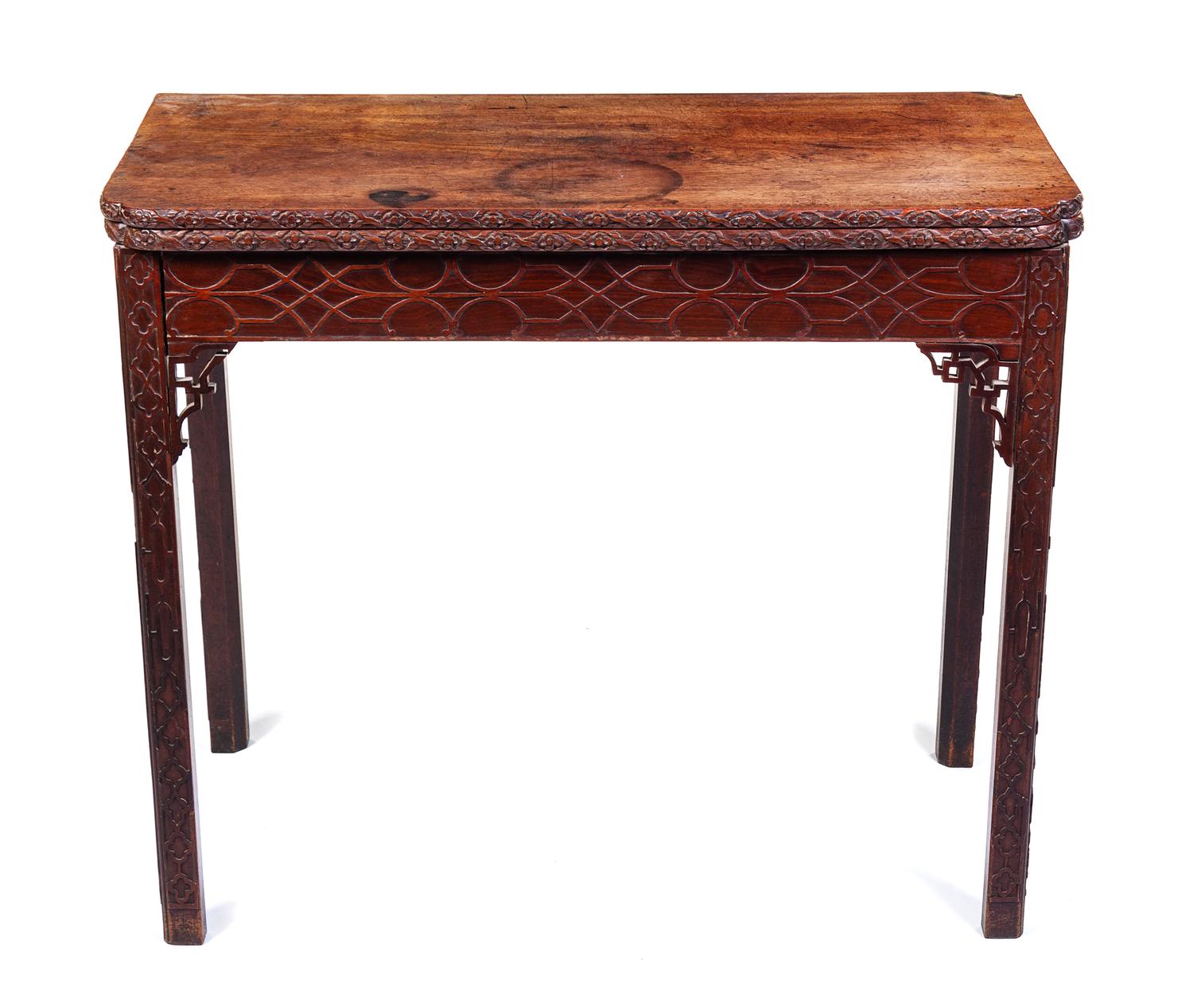 A George III Mahogany Games Table — EARLY 19TH CENTURY