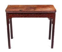 A George III Mahogany Games Table — EARLY 19TH CENTURY