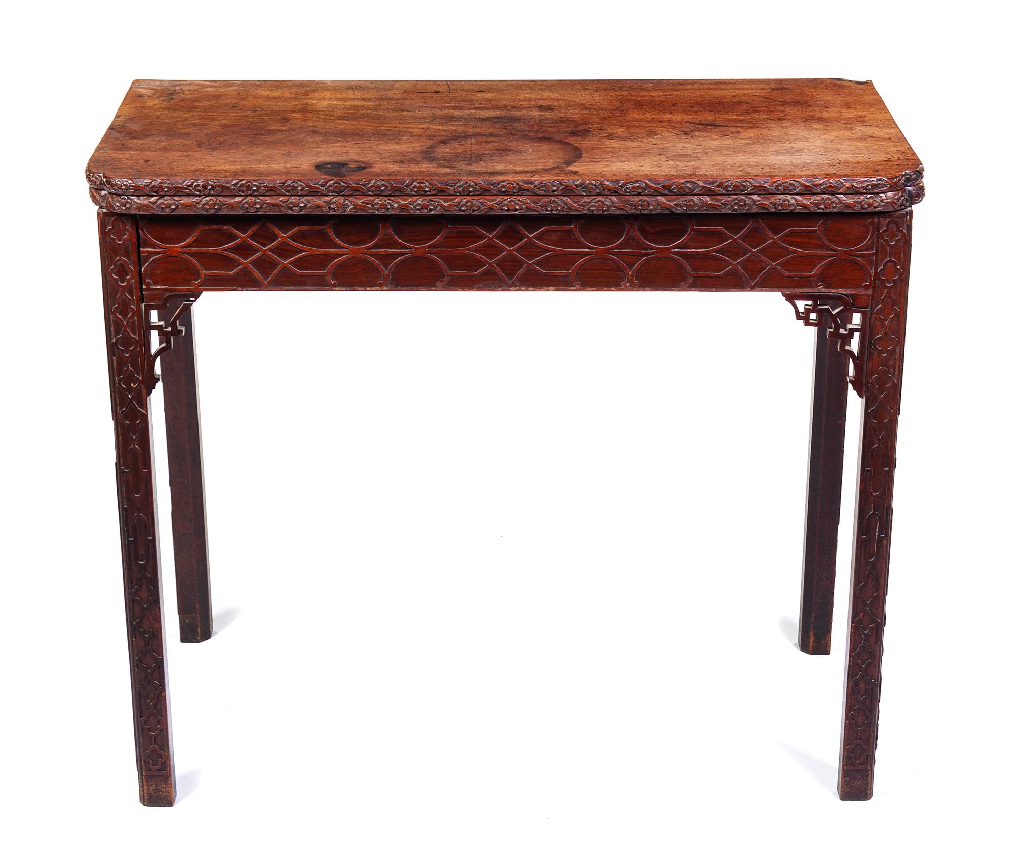 A George III Mahogany Games Table — EARLY 19TH CENTURY