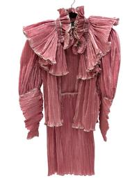 Three Crimped Metallic Organza Rodeo Costume Tops