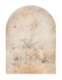 A Carved Marble Plaque of a Mother and Daughters