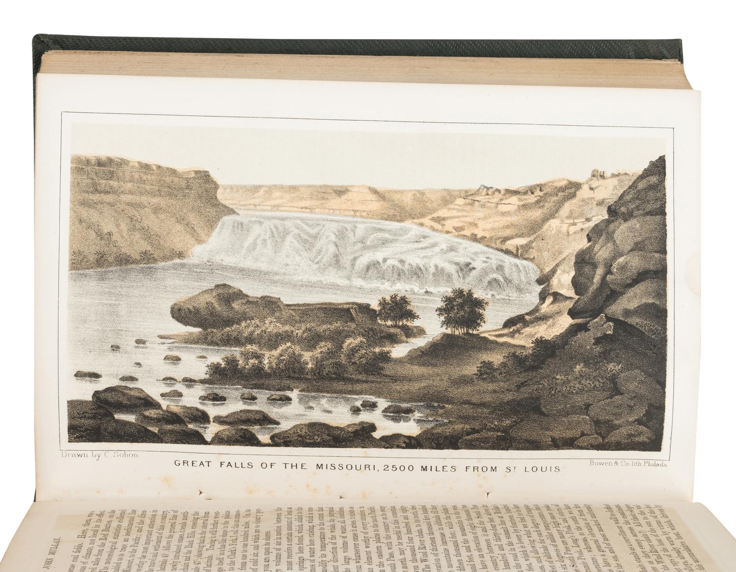 MULLAN, John, Captain (1830-1909). Report on the Construction of a Military Road from Fort Walla-Walla to Fort Benton . Washington: Government Printing Office, 1863.