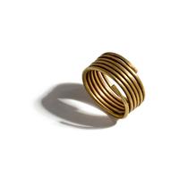 A Roman Gold Spiral Finger Ring