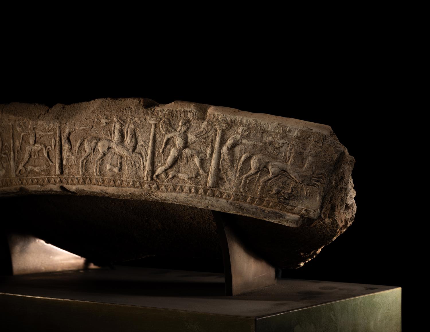 A Sicilian Greek Brazier Fragment with a Stamped Frieze