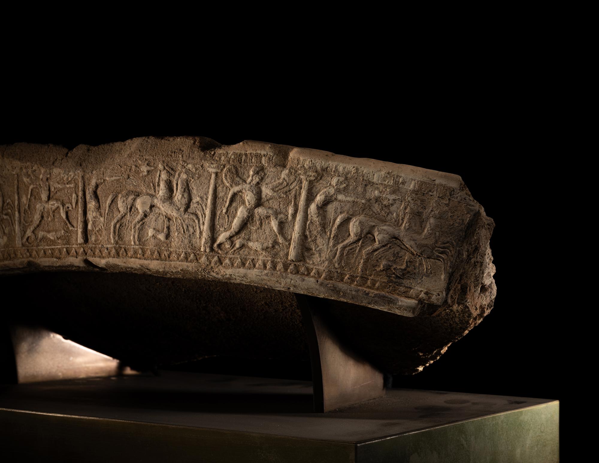A Sicilian Greek Brazier Fragment with a Stamped Frieze
