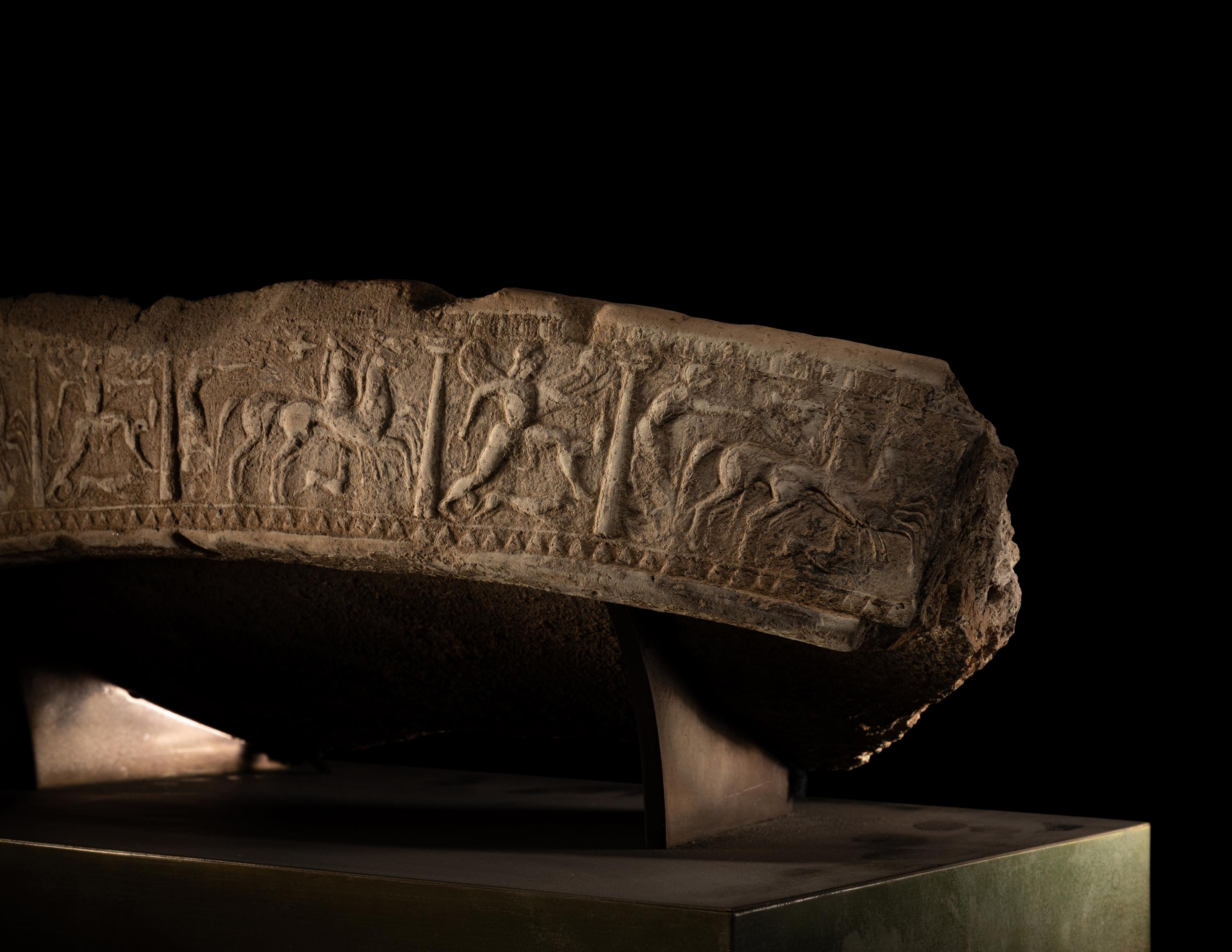 A Sicilian Greek Brazier Fragment with a Stamped Frieze