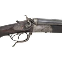**Drilling Rifle Marked Leopold Saemann of Gorlitz