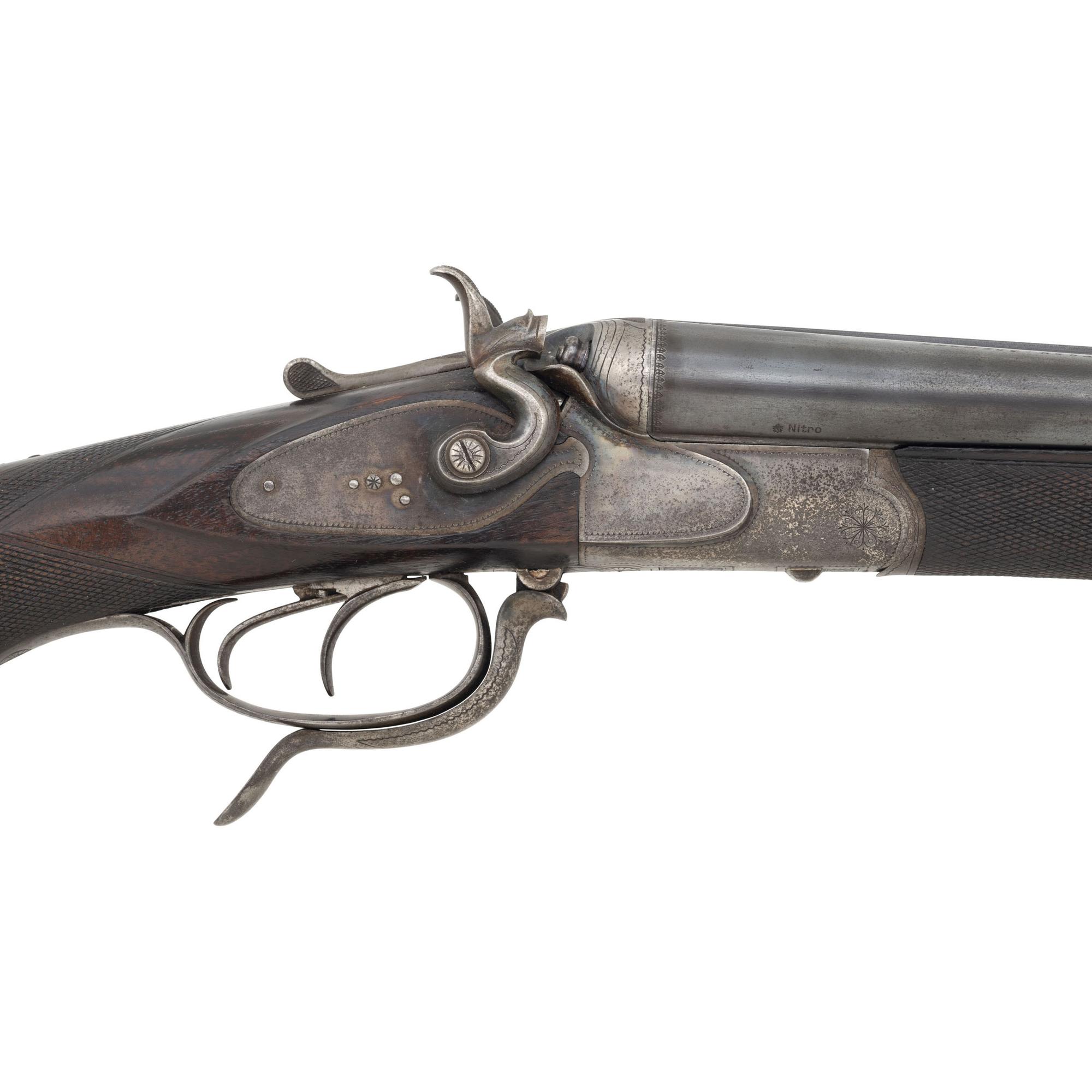 **Drilling Rifle Marked Leopold Saemann of Gorlitz