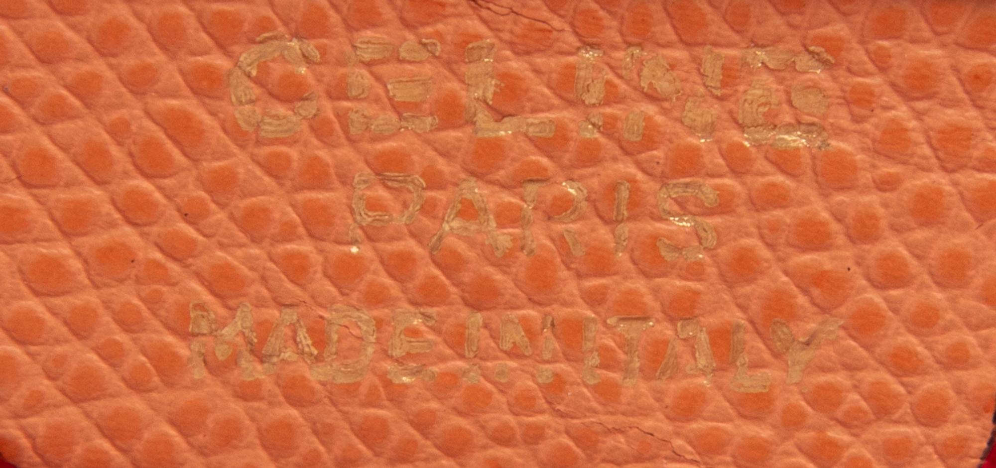 Céline, Salmon Pink Leather Briefcase