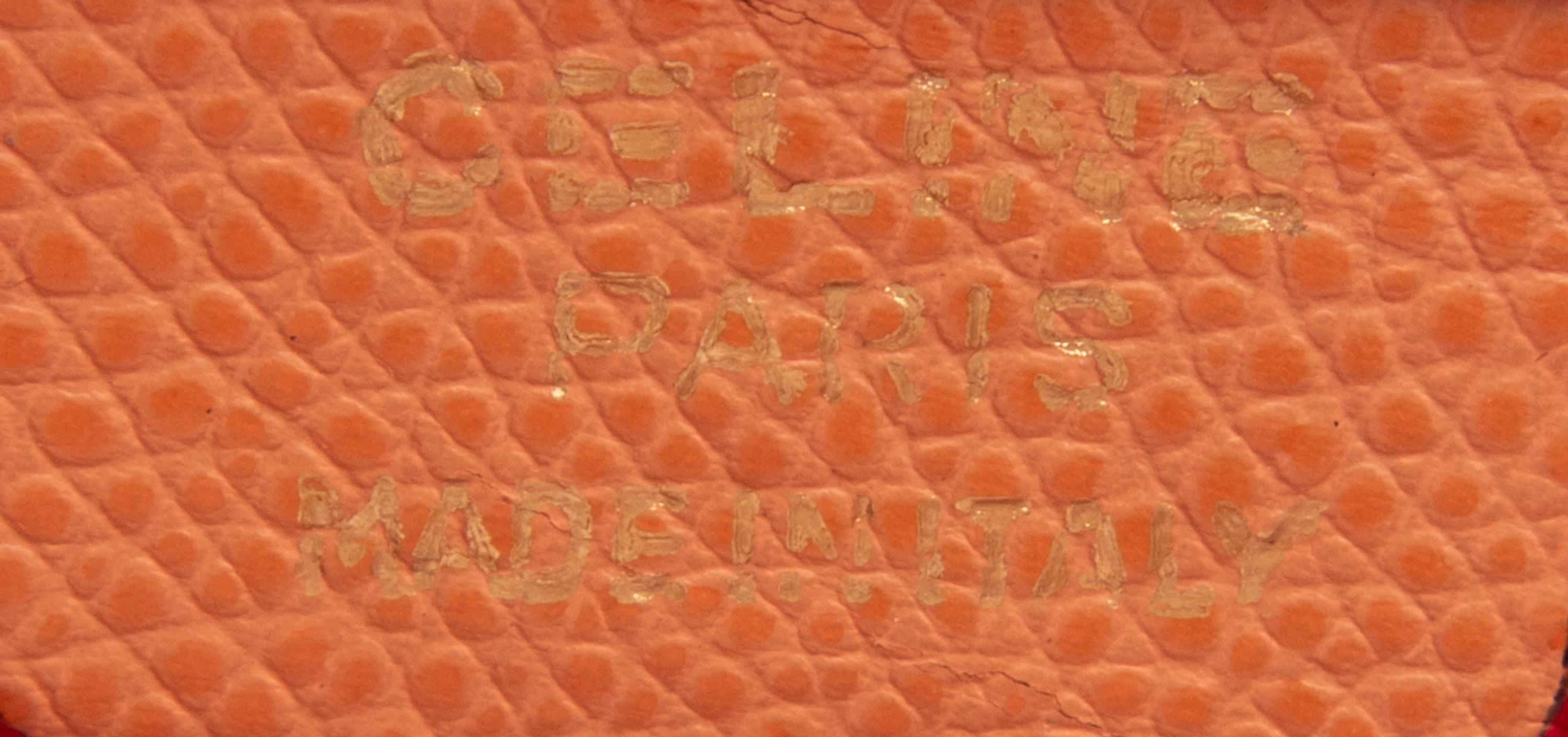 Céline, Salmon Pink Leather Briefcase
