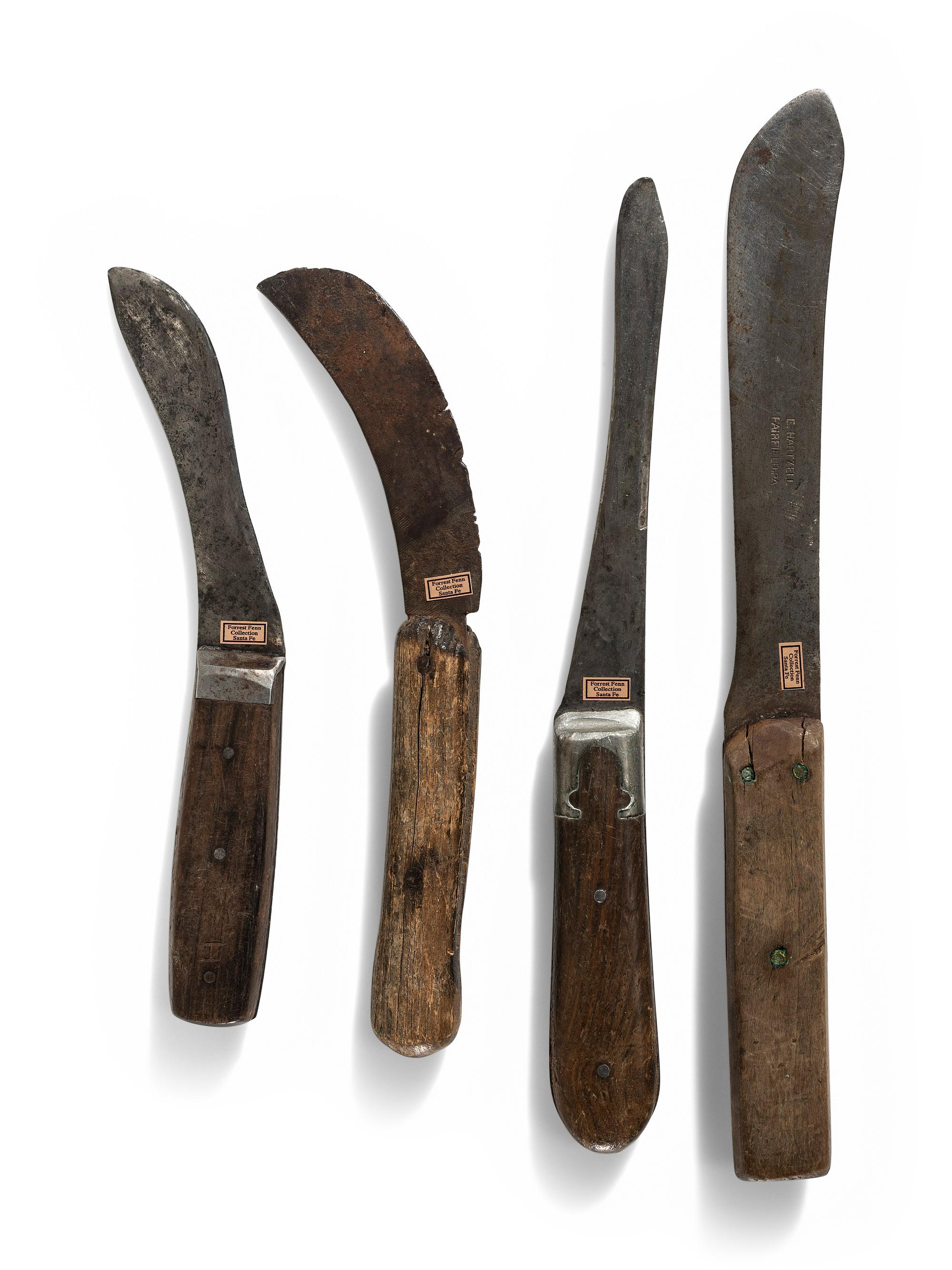 Resharpened Butcher and Skinning Knives
