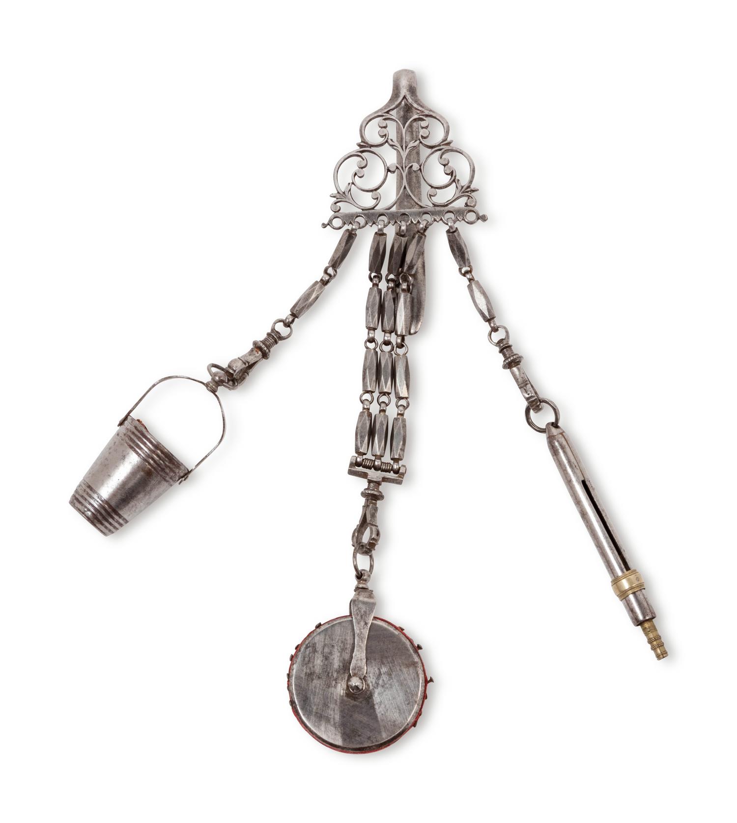 A Victorian Mixed Metal Child's Chatelaine — 19th Century