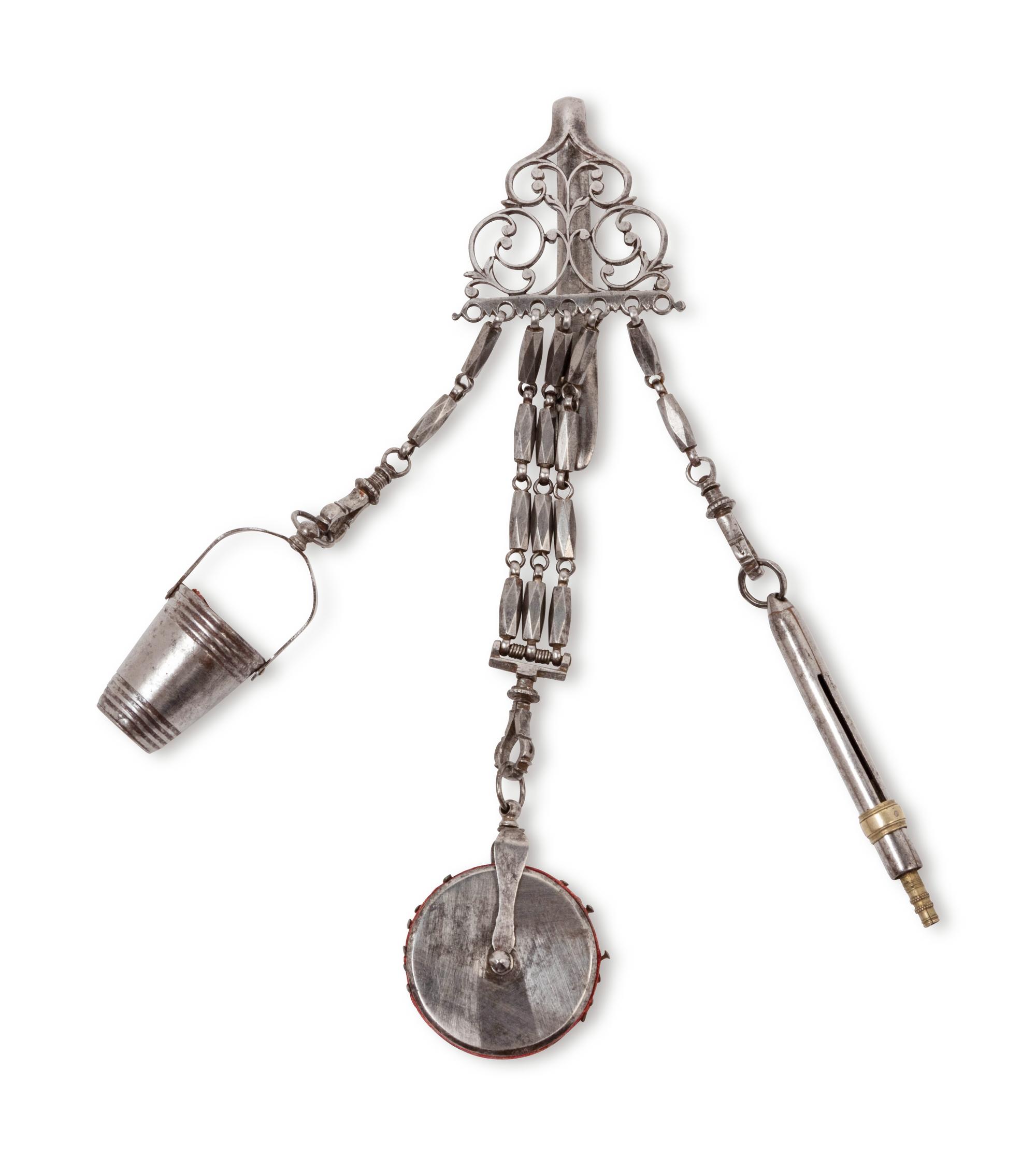 A Victorian Mixed Metal Child's Chatelaine — 19th Century