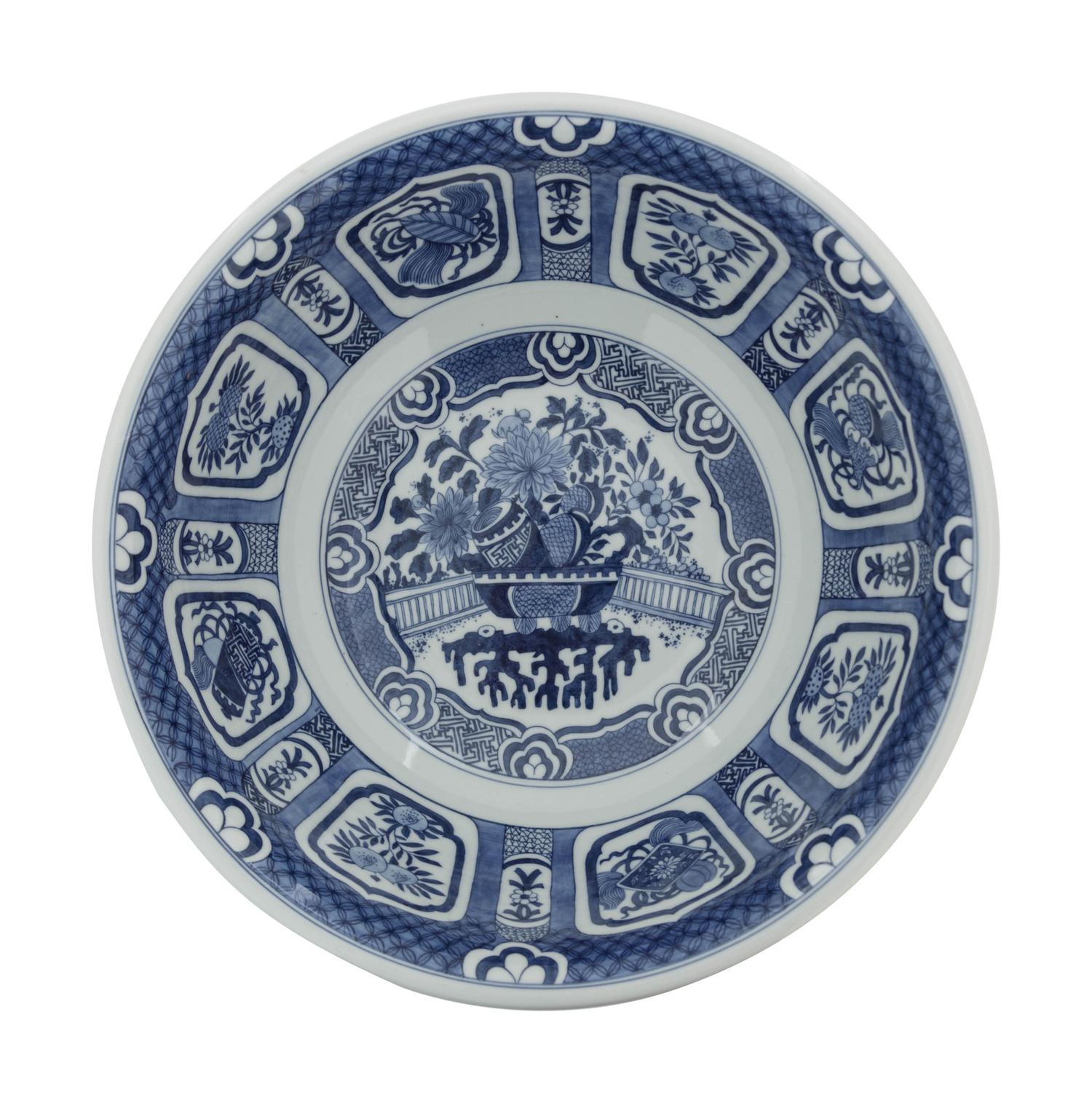 A Chinese Export Porcelain Punch Bowl