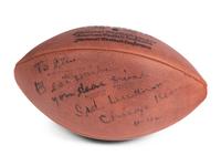 A Group of Signed Material from The Collection of Sports Super Agent Steve Zucker Including Sid Luckman and Jim McMahon,