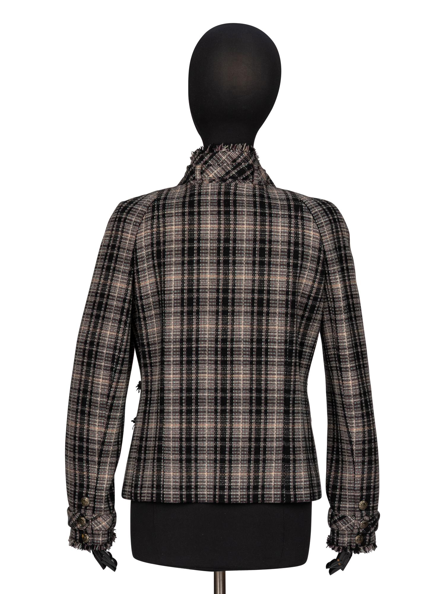 Chanel, Plaid Tweed Jacket