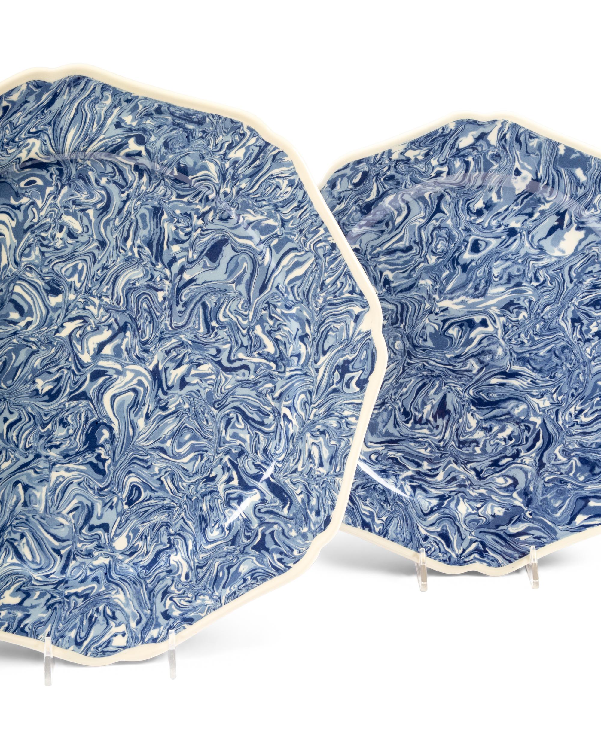A Set of Apt Faience Dishes