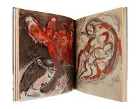 CHAGALL, Marc (1887-1985). -- BACHELARD, Gaston (1884-1962). Drawings for the Bible. New York: Harcourt, Brace and Company, 1960.