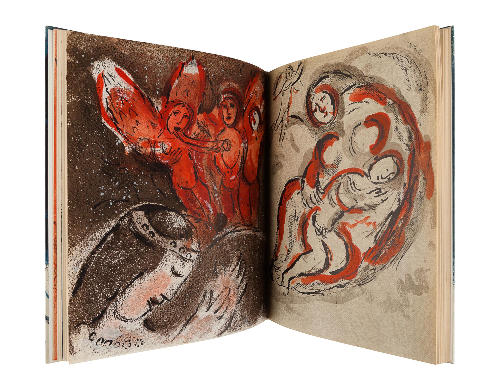CHAGALL, Marc (1887-1985). -- BACHELARD, Gaston (1884-1962). Drawings for the Bible. New York: Harcourt, Brace and Company, 1960.