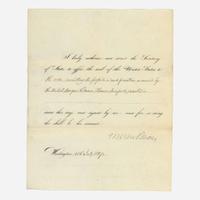 [Presidential] Van Buren, Martin, and Millard Fillmore and Franklin Pierce and James Buchanan Group of 4 Signed Documents