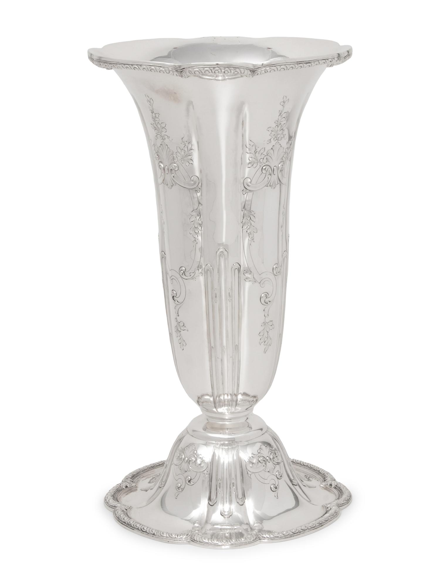An American Silver Vase