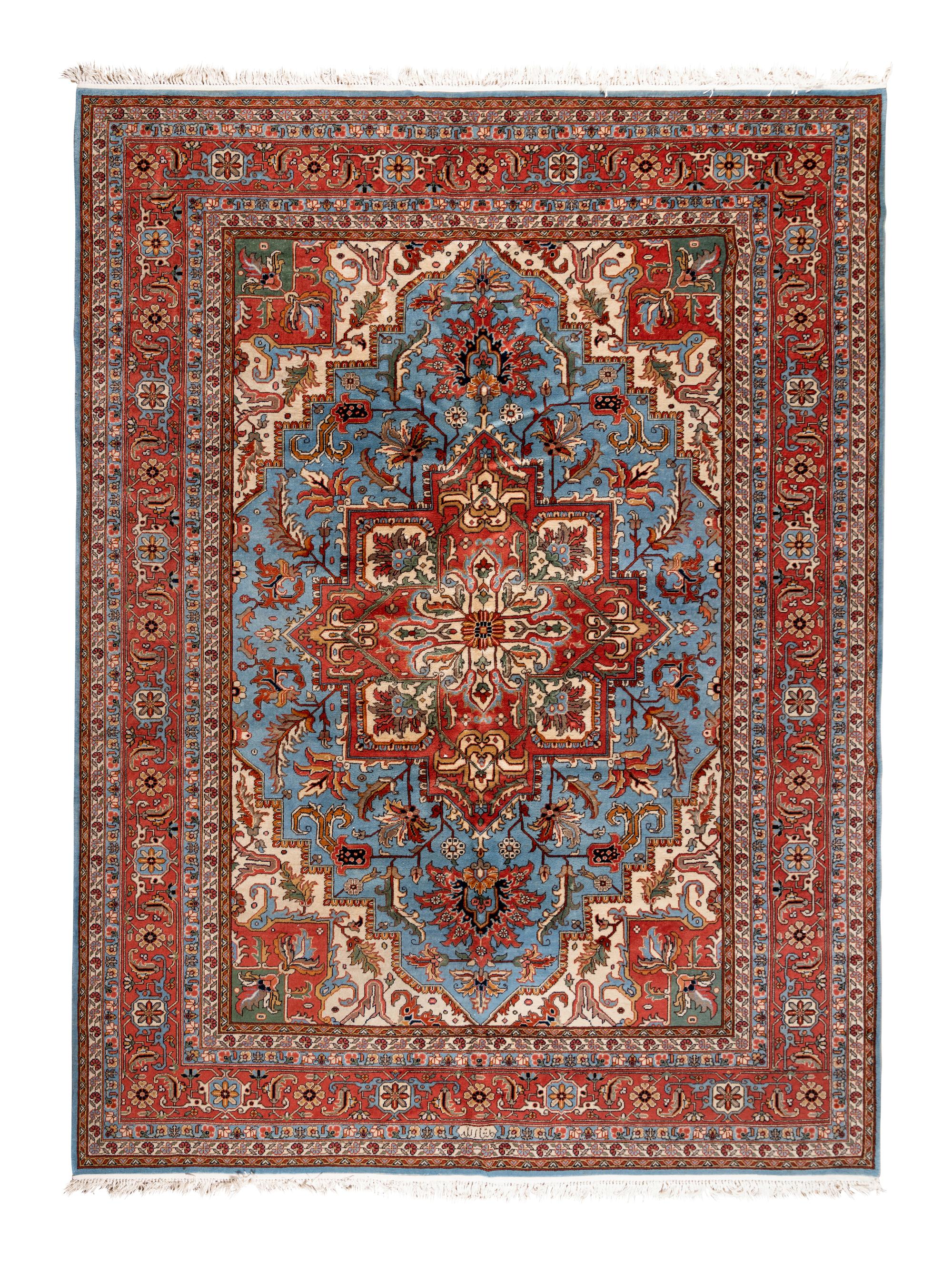 A Heriz Wool Rug