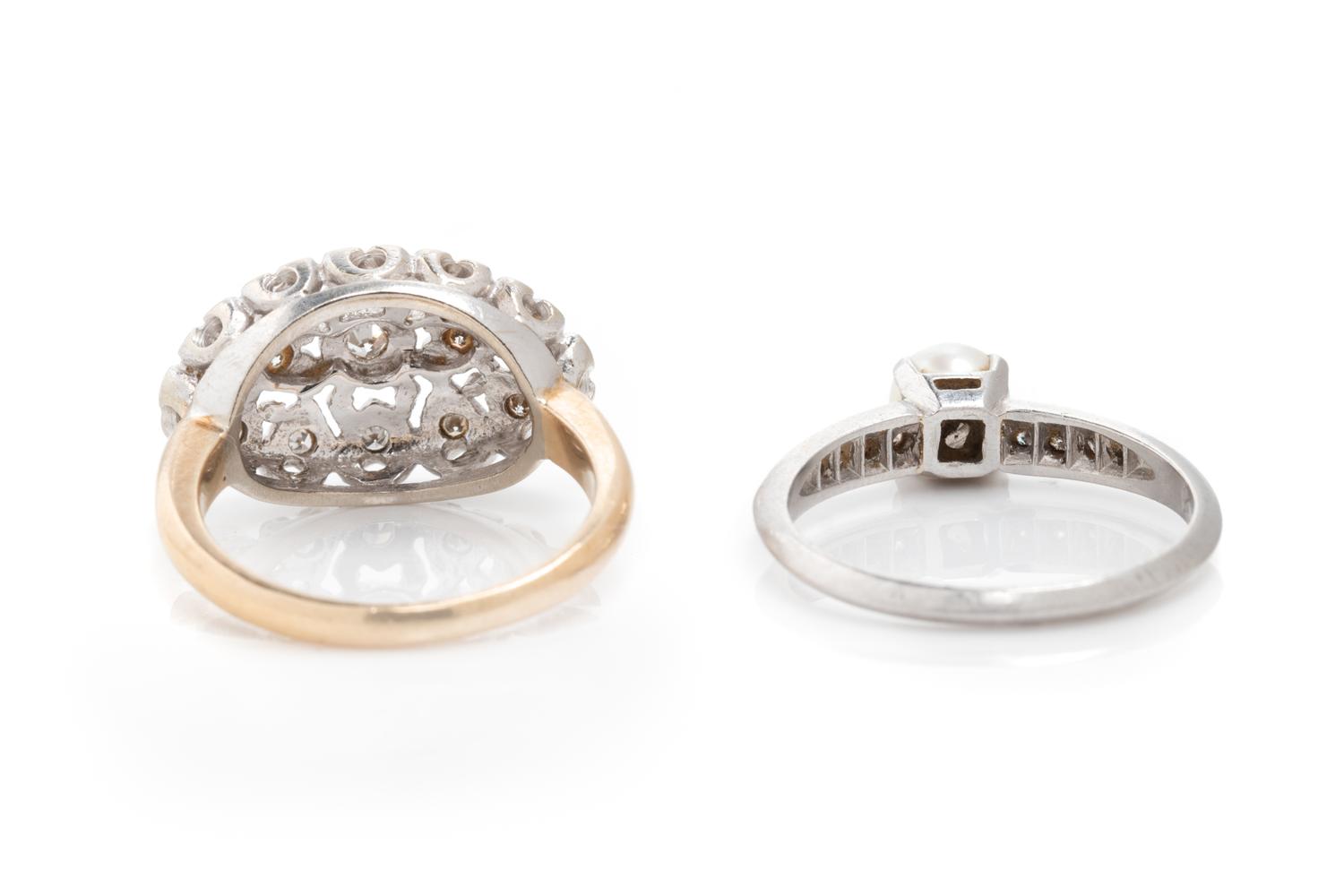 COLLECTION OF DIAMOND RINGS