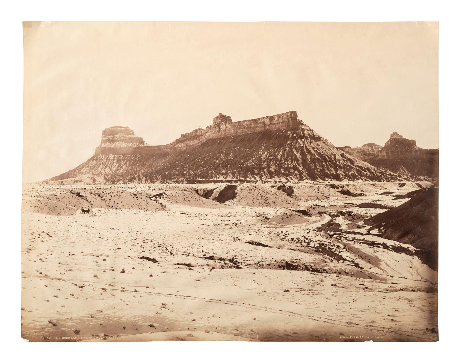 [WESTERN AMERICANA]. JACKSON, William Henry (1843-1942), photog. 3 mammoth plate views. Denver, CO.