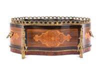 A Napoleon III Gilt Metal Mounted Marquetry Jardinière